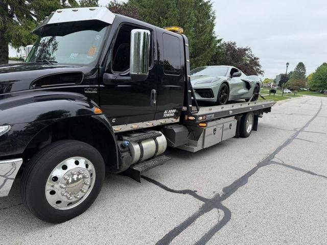 Our trucks, on the job, Bargain Towing Toledo